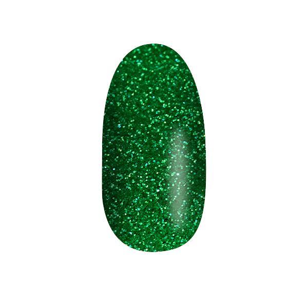 Color Acrylic Nail Art Powder, Green Glitter 